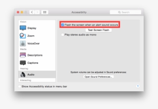 Open System Preferences > Accessibility > Audio - Yosemite Captions