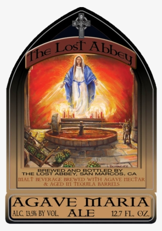 The Lost Abbey To Release New Tequila Barreled Beer - Lost Abbey Agave Maria Ale - 375 Ml Bottle