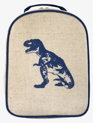 Blue Dinosaur Matching Lunch Box To Toddler Backpack - So Young Grade School Backpack