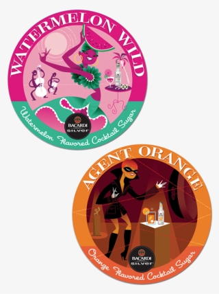 Packaging For Bacardi Silver - Illustration