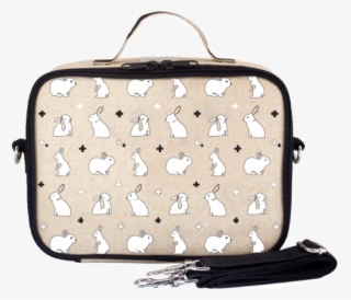 Soyoung Lunchbox Bunny Tile - Soyoung Pink Fawn Lunch Box, Raw Linen