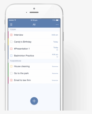 Todo List, Checklist And Task Manager App For Android, - Iphone