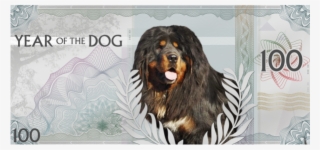 Here A Thin, Flexible And Rectangular Silver Note Mimics - Dog