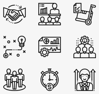 Business Management - Corruption Icons