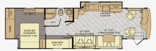 2016 Fleetwood Pace Arrow Floor Plan