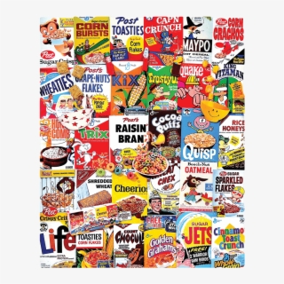 White Mountain Cereal Boxes Puzzle Puzzles Png Cereal