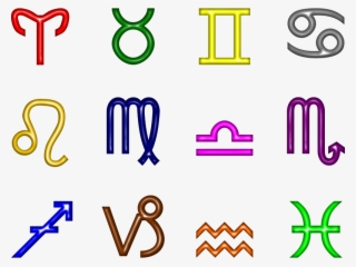 Zodiac Clipart Free For Download - Zodiac Symbols In Color