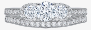 Promezza 14k White Gold Promezza Engagement Set