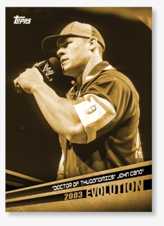 2018 Topps Wwe "doctor Of Thuganomics" John Cena Evolution - John Cena