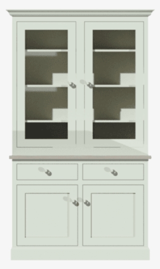 Sussex 3ft6 Glazed Dresser The Willow Tree Workshop - Chest Of Drawers