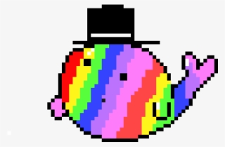 Walter The Fabulous Dope Rainbow Walrus - Pixel Art