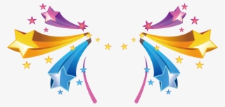 Star Colored Color Light Radiation Stars - Kids Carnival