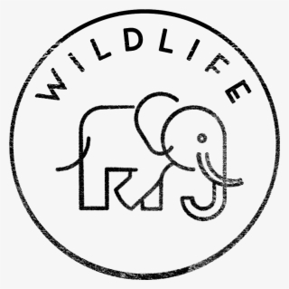 Icon Black Wildlife - Indian Elephant