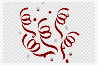 Streamers Transparent Clipart Serpentine Streamer Clip - Confetti Explosion Png