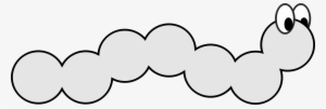 Clipart Of Caterpillar Black And White Big Pencil In - Clip Art