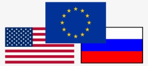 Flag Mix United States Russia Eu - Eu Russia And Usa