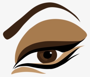 Eye Shadow Drawing Cartoon Face Free Commercial - Eye Makeup Clipart