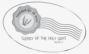 The Clergy Of The Holy Light Stamp - Circle