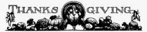 Horse Thanksgiving Day Turkey Meat Holiday Drawing - Thanksgiving Header Black And White