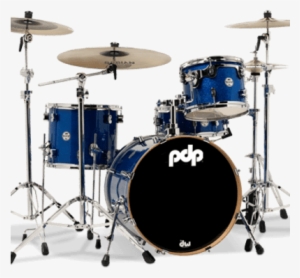 Pdp Concept Series 4-piece Maple Drum Set, Blue Sparkle