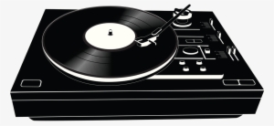 Transparent Vinyl Record Player - Turntable Png