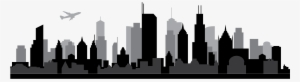 Png Freeuse Download Chicago Vector Transparent - Chicago Skyline Outline Png