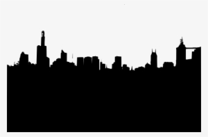 Chicago Skyline Silhouette Png - City Skyline Silhouette