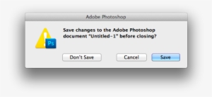 Photoshop Dialog - Mac Os Dialog Box