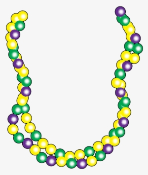 Picture Transparent Stock New Orleans Fat Tuesday Bourbon - Mardi Gras Beads Clipart