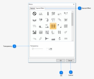 Effects Dialog Box - Diagram