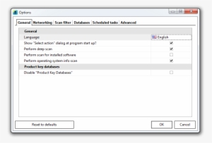 Options Dialog Of Recover Keys - Cdburnerxp Audio