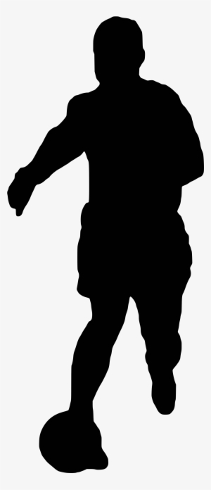 Open - Black Football Player Png