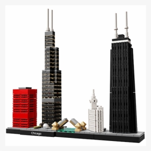Chicago Skyline Png - Lego Architecture Chicago Skyline