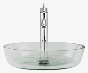 1000 - Polaris Sinks Clear Glass Vessel Bathroom Sink