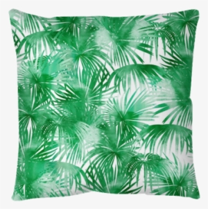 Tropical Watercolor Pattern - Palm Tree Watercolor Pattern