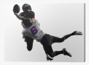 Two American Football Players Tackle Silhouette Canvas - Samsung Galaxy S3 Mini Gt-i8190 - Customized Case