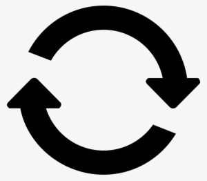 Two Clockwise Circular Rotating Arrows Circle Comments - Circle With 2 Arrows