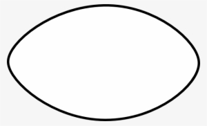 Football Player Silhouette Clipart - Thin Circle Icon