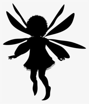 Medium Image - Silhouette Fairies Transparent Background