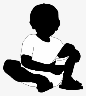 Little Boy With Candy Bag Silhouette - Kenya