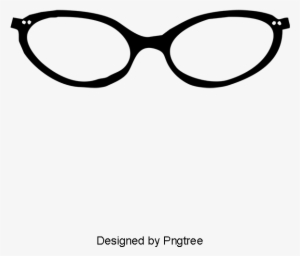 Vector Eyeglass Frame, Black Box, Glasses, Decoration - Glasses