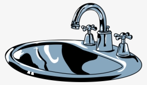 Kitchen Sink Tap Bathroom Cleaning - Clipart Sink