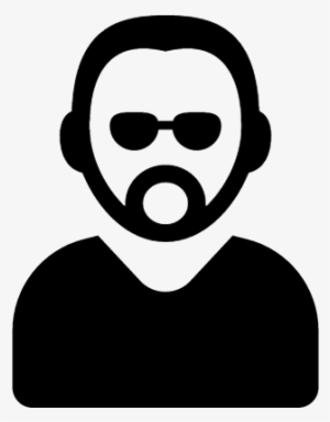 Man With Sunglasses Vector - Icon