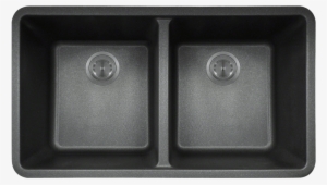 Sink Top View Png Free Download - Polaris P108st Double Offset Bowl Astragranite Sink