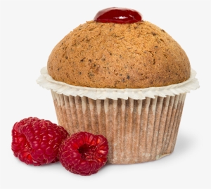 Whole Muffin Stuffed Raspberry - Raspberry Muffin Png