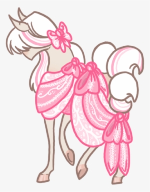 What Do You Mean Draping The Peppermint Horse In Heavily - Silver