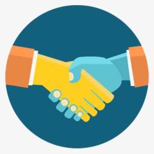 Custom Color Handshake Icon Free Handshake Icons - Business Icon Png Flat