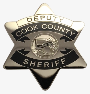 Cook County Sheriff Star Lapel Pin - Emblem