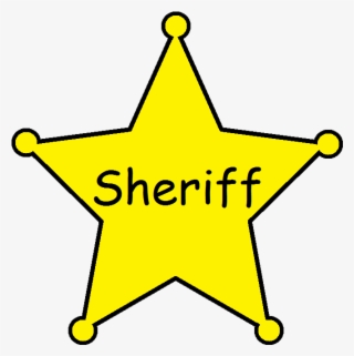Sheriff Badge Clipart - Western Star Clipart
