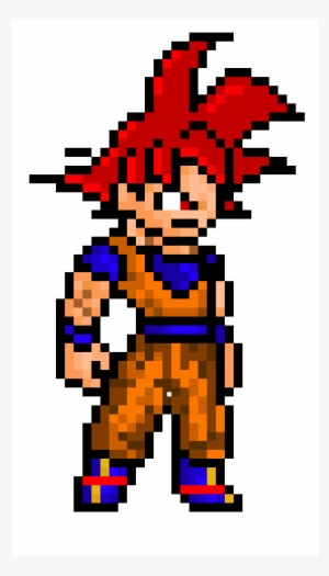 Goku Ultra Instinct V - Pixel Art Dragon Ball - 800x1200 PNG Download ...